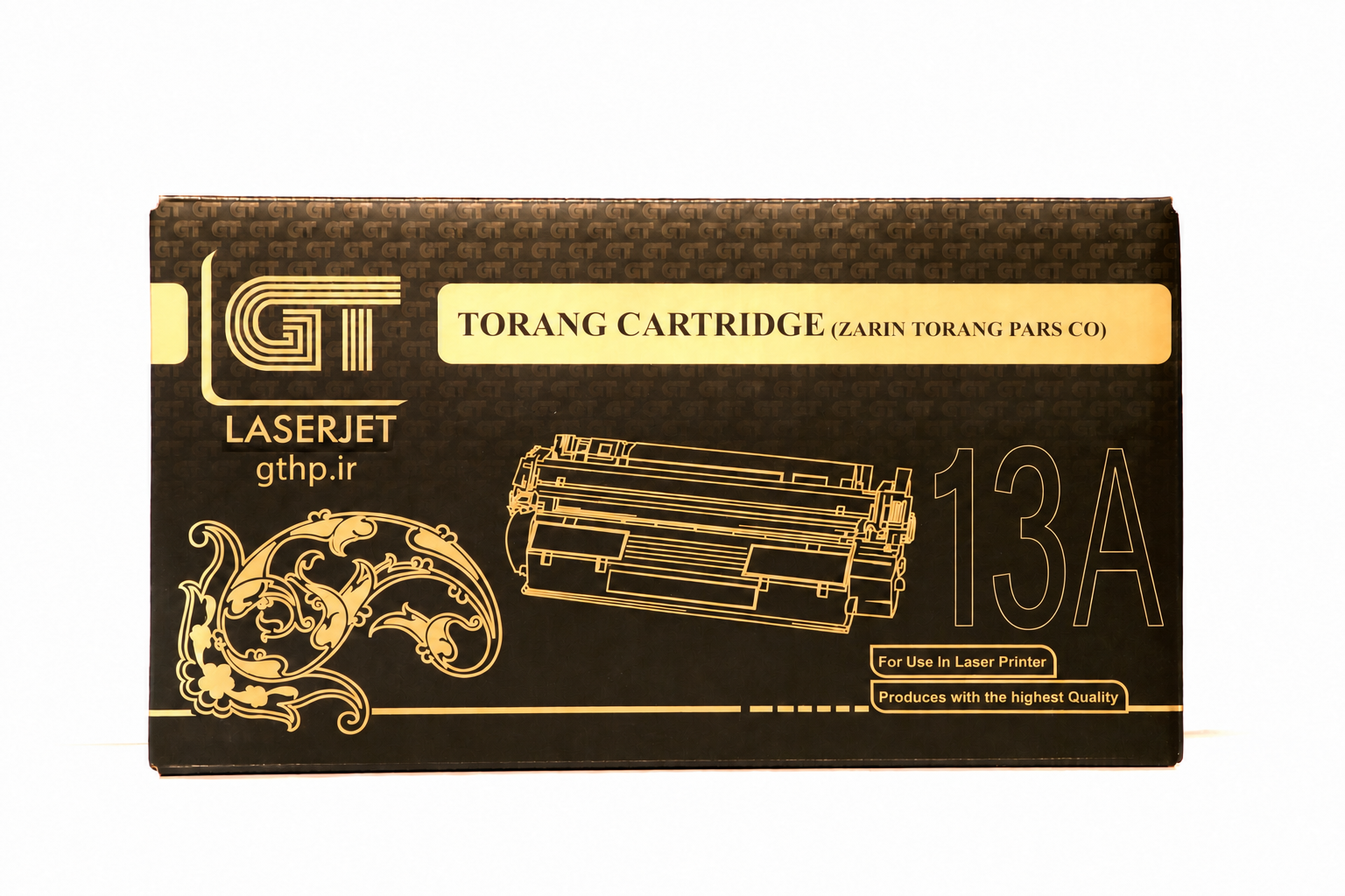 بسته‌بندی کارتریج ایرانی ترنج GT مدل HP 13A Q2613A